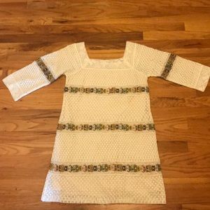 Calypso St Barth crochet and embroidered dress!